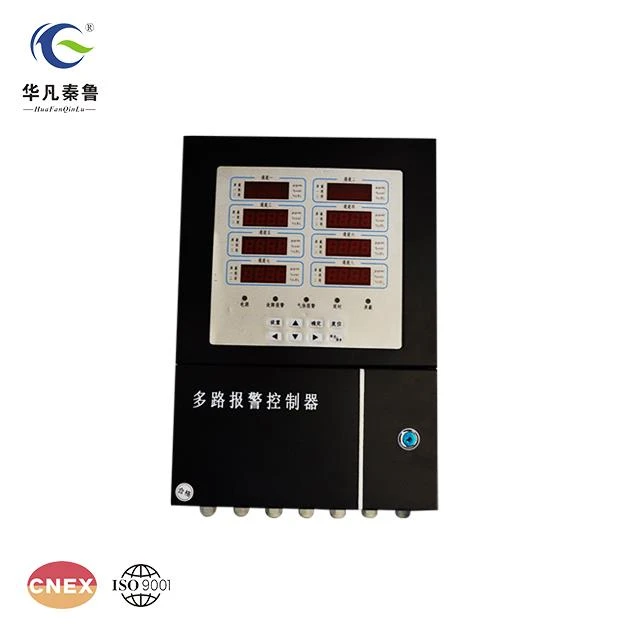 Industrial Gas Leak Detector, 4 Ways Gas Value Display Cabinet, Fixed Install In A Monitor Room