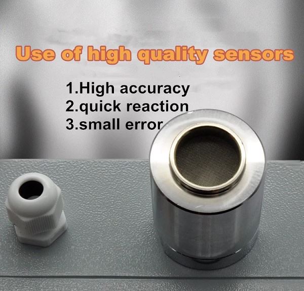 Fixed O3 gas measure and alarm device