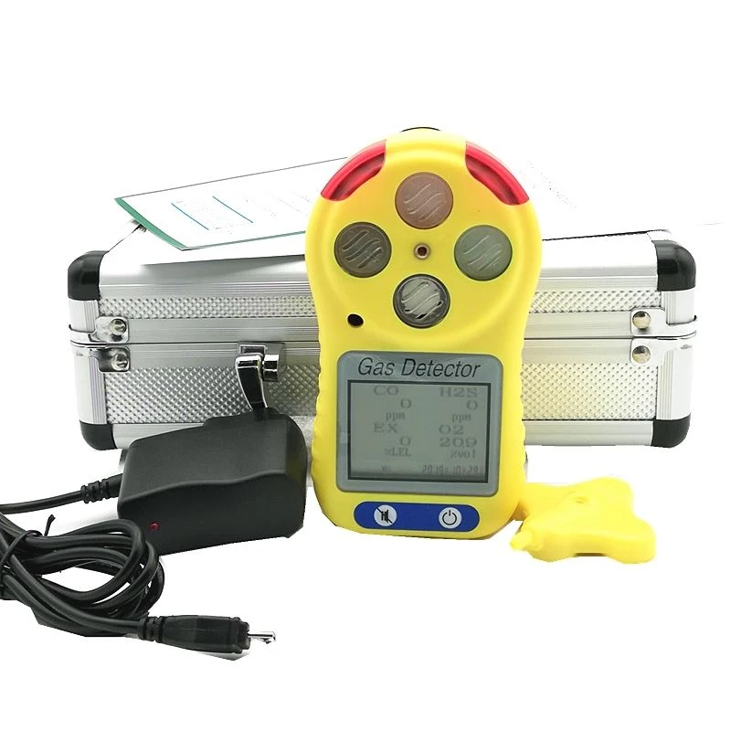 Venta caliente portátil 4 en 1 detector de gas