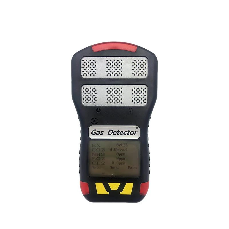 Detector de alarma de fuga de gas portátil 6 en 1